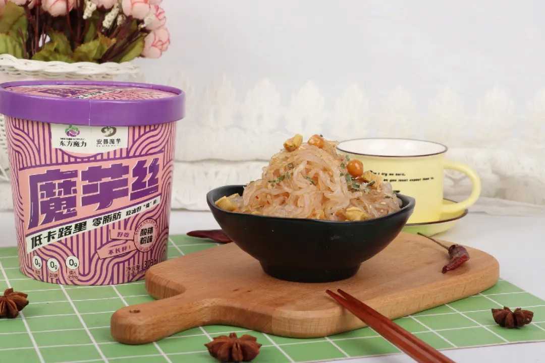 健康美味，一步到位：桶装魔芋凉面包装机