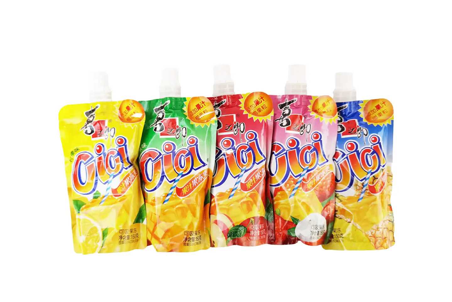 全自动吸吸果冻包装生产线：高效灌装旋盖，引领果冻食品智造新潮流